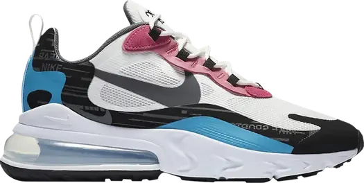 Кроссовки Nike Air Max 270 React 'White Laser Blue', белый