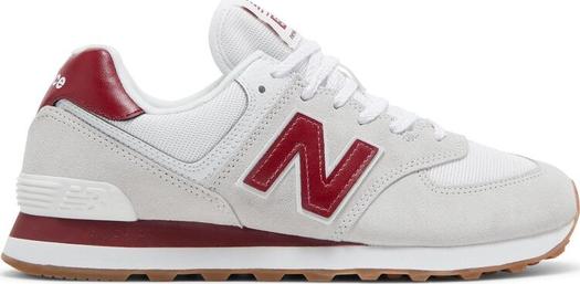 Кроссовки New Balance 574 v2, серый/красный