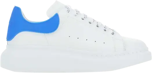Кроссовки Alexander McQueen Oversized Sneaker White Electric Blue, белый
