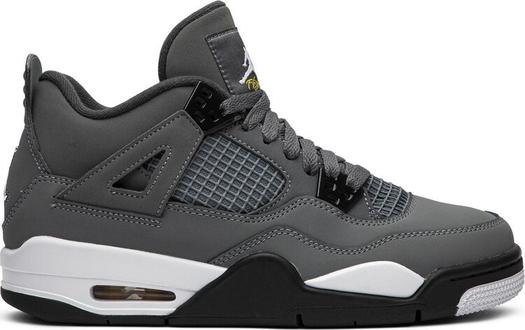 Кроссовки Air Jordan 4 Retro GS Cool Grey 2019, серый