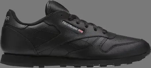 Кроссовки classic leather j 'black' Reebok, черный