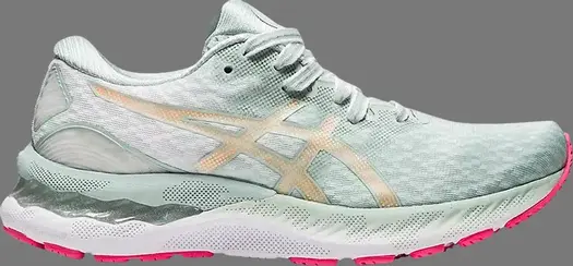 Кроссовки wmns gel nimbus 23 'lichen rock champagne' Asics, зеленый
