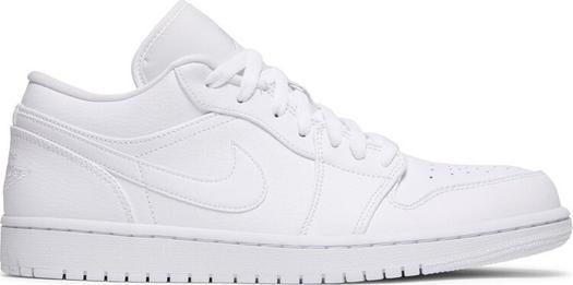 Кроссовки Air Jordan 1 Low Triple White, белый