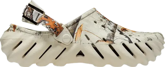 Кроссовки Realtree x Echo Clog Edge Camo - Bone, кремовый