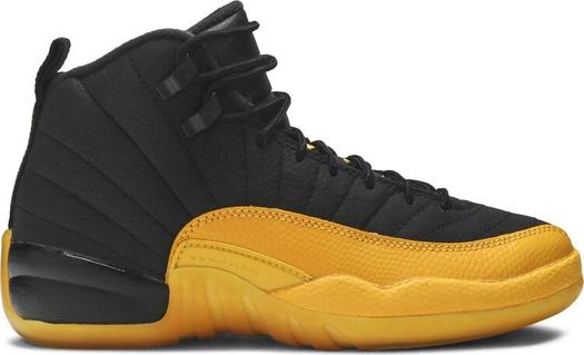 Кроссовки Air Jordan 12 Retro GS University Gold, черный