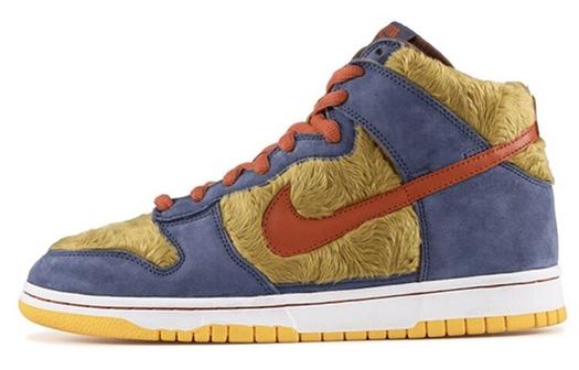 Кроссовки Nike Sb Dunk High, серый/коричневый