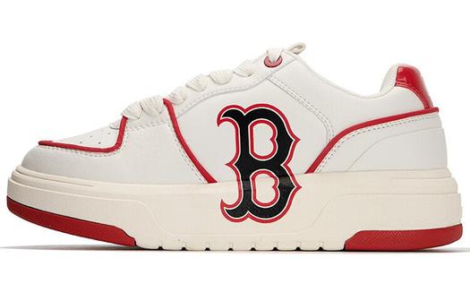 Кроссовки MLB Chunky Liner Skateboard Shoes Unisex Low-Top White Red