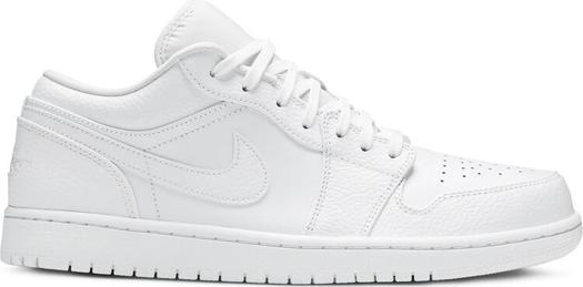 Кроссовки Air Jordan 1 Low Triple White, белый