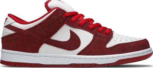 Кроссовки Nike Dunk Low Premium SB 'Valentines Day', красный