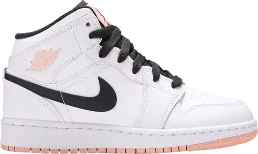 Кроссовки Air Jordan 1 Mid PS White Arctic Orange, белый