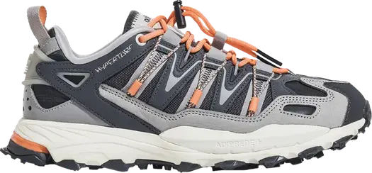 Кроссовки Adidas Hyperturf 'Grey Beam Orange', серый