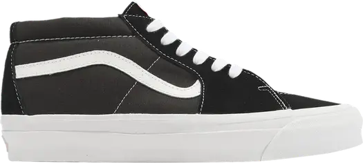 Кроссовки Vans OG Sk8-Mid LX Black White, черный
