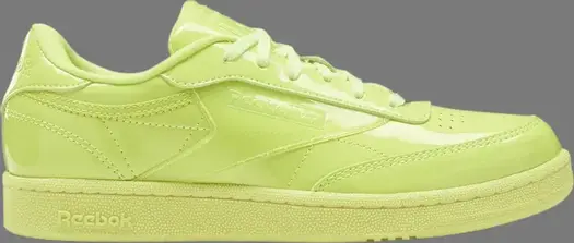 Кроссовки cardi b x coated club c j 'high vis green' Reebok, зеленый