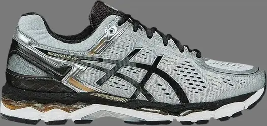 Кроссовки gel kayano 22 'silver black gold' Asics, серебряный