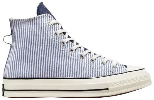 Кроссовки Converse Chuck 70 High Washed Indigo Hickory Stripes, синий