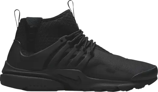 Кроссовки Nike Air Presto Mid Utility 'Triple Black', черный