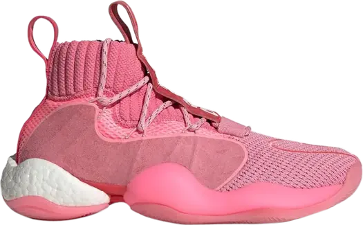 Кроссовки Adidas Pharrell x Crazy BYW X 'Hyper Pink', розовый