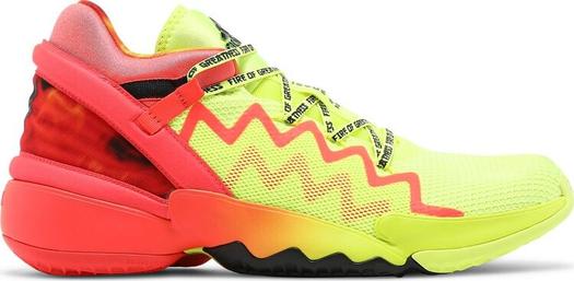Кроссовки Adidas D.O.N. Issue #2 'Fire of Greatness', желтый