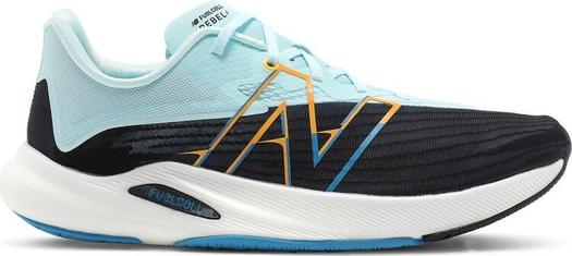 Кроссовки New Balance FuelCell Rebel v2 'Black Pale Blue', синий