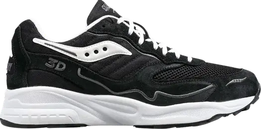 Кроссовки Saucony 3D Grid Hurricane Black White, черный