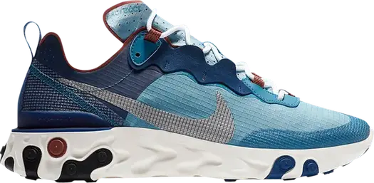 Кроссовки Nike React Element 55 'Coastal Blue', синий