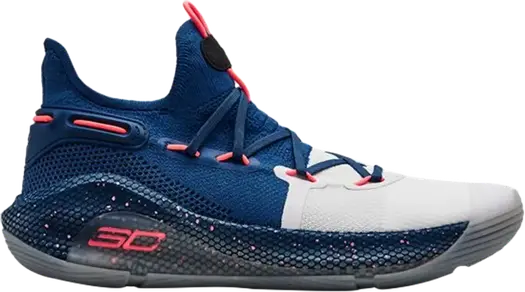 Кроссовки Under Armour Curry 6 Splash Party, синий