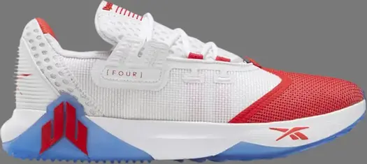 Кроссовки jj 4 'question red toe' Reebok, белый