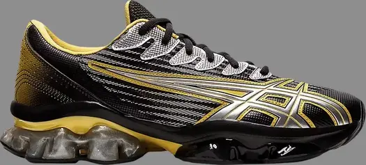 Лимитированные кроссовки kiko kostadinov x gel quantum levitrack 'meteorite cress green' Asics, черный