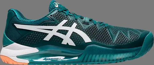 Кроссовки gel resolution 8 'velvet pine' Asics, зеленый
