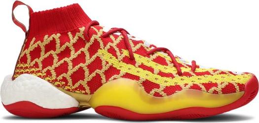 Кроссовки Adidas Pharrell x Crazy BYW, красный/желтый