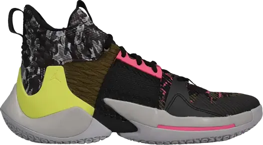 Кроссовки Jordan Why Not Zer0.2 PF Tiger Camo, серый