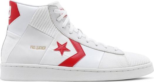 Кроссовки Converse Pro Leather High Summer Drip - White University Red, белый
