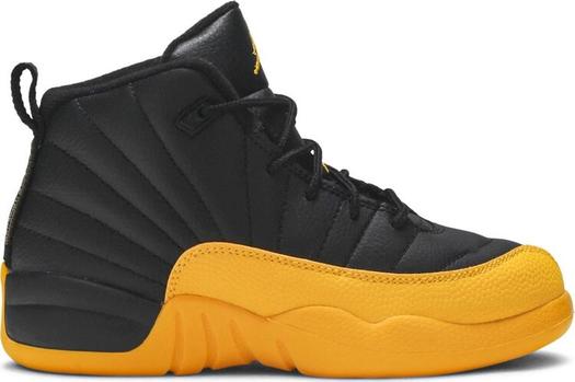 Кроссовки Air Jordan 12 Retro PS University Gold, черный