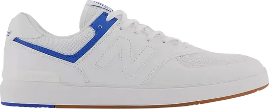 Кроссовки New Balance 574 Court, белый/синий