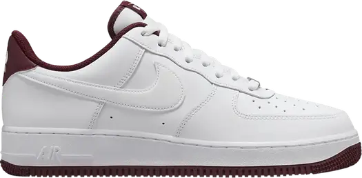 Кроссовки Nike Air Force 1 '07 'White Dark Beetroot', белый