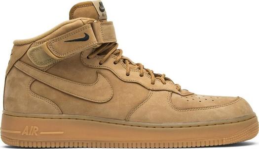 Кроссовки Nike Air Force 1 Mid '07 PRM QS 'Flax', загар