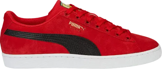 Кроссовки Puma Scuderia Ferrari x Suede Shield - Rosso Corsa, красный