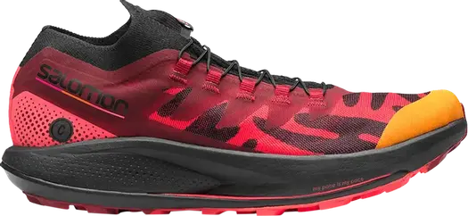 Кроссовки Ciele Athletics x Salomon Pulsar Trail Pro Black Fiery Coral, красный