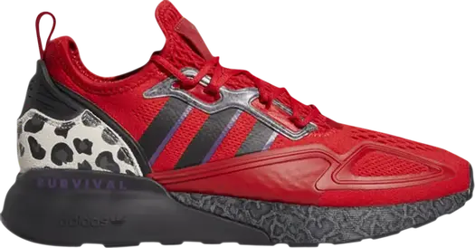 Кроссовки Adidas Jalen Ramsey x ZX 2K Boost 'Survival Is Rare', красный