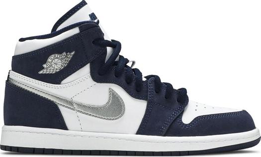 Кроссовки Air Jordan 1 Retro High co.JP PS Midnight Navy, синий