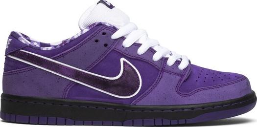 Лимитированные кроссовки Nike Concepts x Dunk Low SB 'Purple Lobster' Special Box, фиолетовый