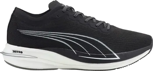 Кроссовки Puma Deviate Nitro Black White, черный