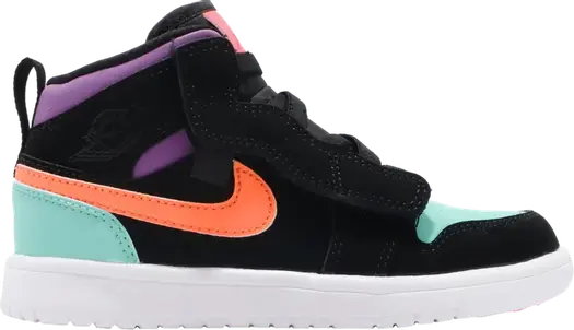 Кроссовки Air Jordan 1 Mid ALT PS What The, черный