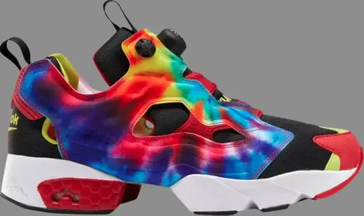 Кроссовки xlarge x instapump fury og 'tie-dye' Reebok, многоцветный