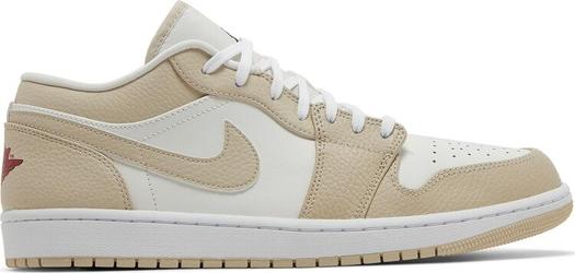 Кроссовки Air Jordan 1 Low SE Sail Rattan, кремовый