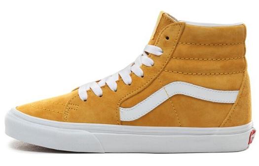 Кроссовки Vans In Pig Suede SK8-HI Mango Mojito Yellow