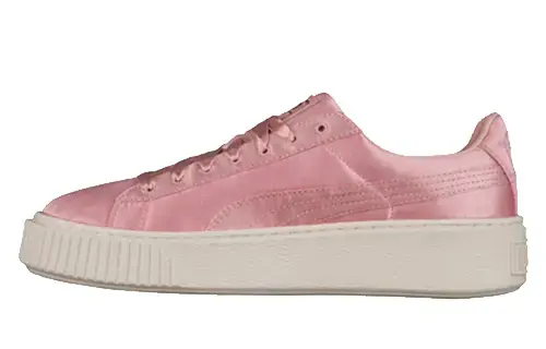 Кроссовки Puma Women's Basket Platform 'Satin - Pink'