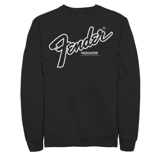 Мужская толстовка с контурным логотипом Fender Telecaster Licensed Character