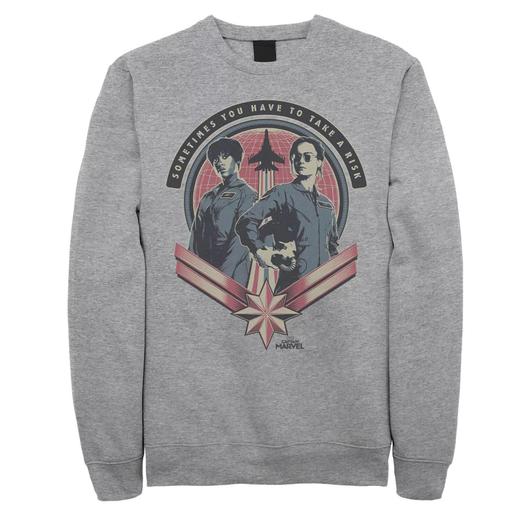 Мужской свитшот для девочек Captain Marvel Fly Fly Licensed Character