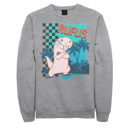 Мужской свитшот Disney's Kim Maybe Rufus Licensed Character